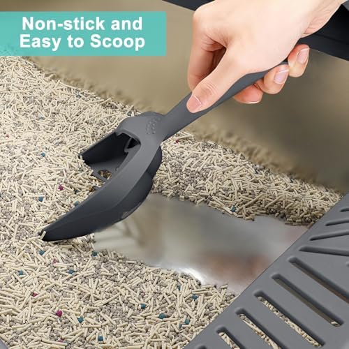 AIPERRO Stainless Steel Litter Box | XL Metal Cat Litter Boxs with Lid - Image 3