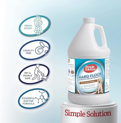 Simple Solution Hard Floor Stain & Odor Remover, Pet Stain Cleaner, Gallon - Image 4
