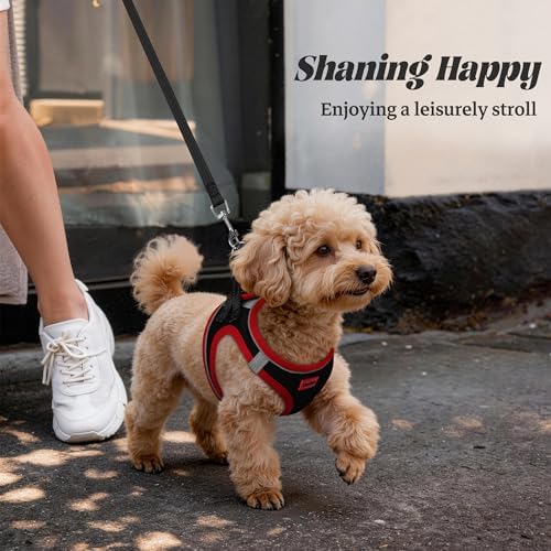 No Pull Dog Puppy Harness and Leash Set Reflective Mesh Vest Medium - Image 6