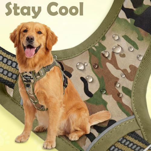 Funfox Dog Harness for XLarge Dogs, No Pull Pet Vest with Front Clip - Image 5