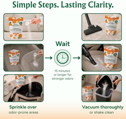 Good Natured Brand Carpet Deodorizer & Pet Odor Eliminator Powder, 31oz - Image 6
