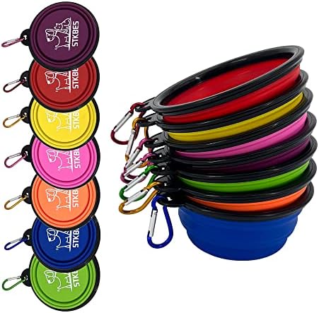Collapsible Dog Bowl, 10 Pack, Portable, Safe, Reusable, Suitable for Indoor and Outdoor Activities - Image 2