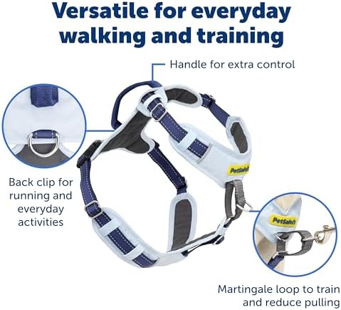 PetSafe Easy Walk Comfort No Pull Dog Harness, Blue, Small - Image 4