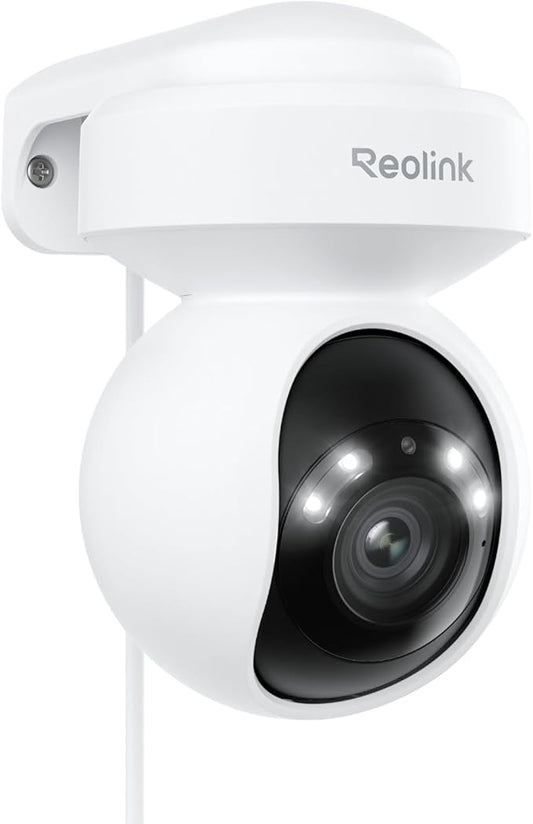 REOLINK E1 Outdoor Pro 4K PTZ Outdoor Security Camera WiFi Plug-in Power | No Subscription Local Storage, Dual-Band Wi-Fi 6, 3X Optical Zoom, Auto Tracking, Smart AI Detection, Color Night Vision by Unknown