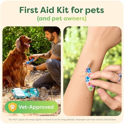 KeepGoing Pet First Aid Kit for Dogs & Cats, 99 Pc. Travel Emergency Kit - Image 2