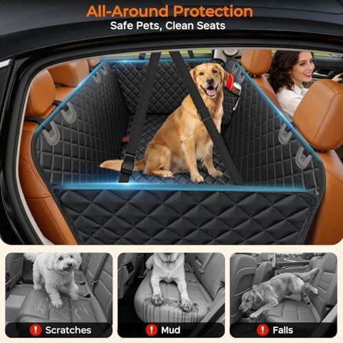 URPOWER 900D Durable Dog Seat Cover for Back Seat, 100% Waterproof Hammock - Image 3