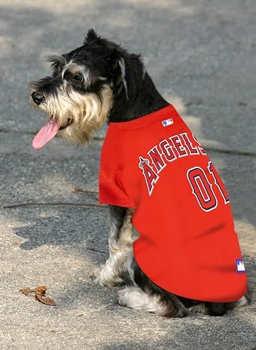 Official MLB Los Angeles Angels Pet Jersey for Dogs & Cats, Size X-Small - Stylish Baseball Jersey for Your Furry Fan- Show Off Team Spirit with The Perfect Fan Apparel Gear for Pet, Dog & Cat - Image 4