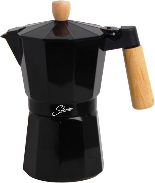 12 Cup Stovetop Espresso Maker Italian Moka Pot, Stove Top Cuban Coffee Maker, Greca Mocha Pot(Premium+, 20 oz/600ml) by Solazzia