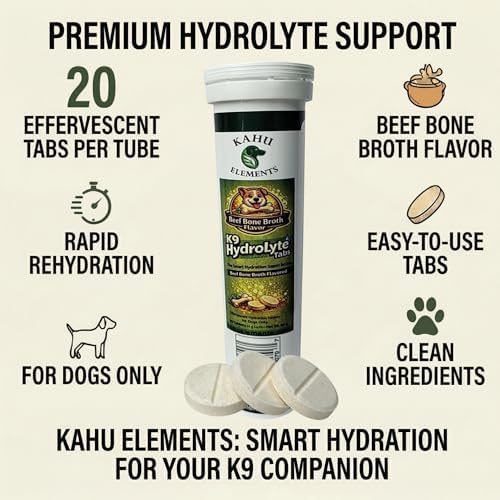 Dogs Electrolyte Supplement - Beef Broth – Hydration Support – 20 Tabs - Image 5
