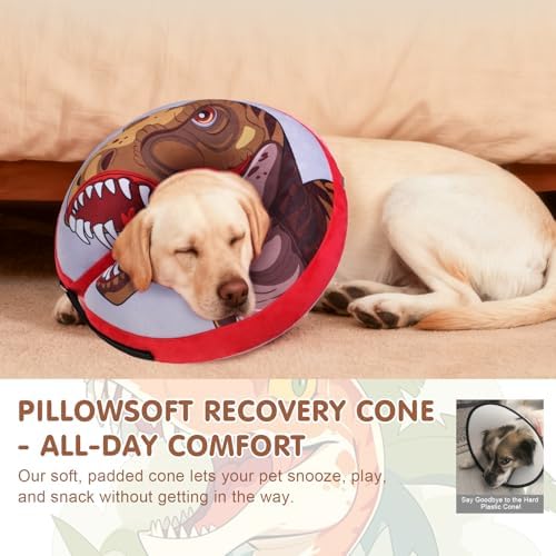 BEAUTYZOO Dog Cone Collar Alternative After Surgery,Pet Neck Donut E‑Collar - Image 6