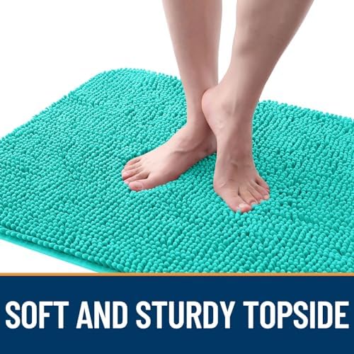 OLANLY Dog Door Mat for Muddy Paws 70x46, Super Absorbent Chenille Mud Mat - Image 4