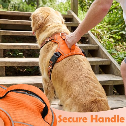 Funfox Dog Harness Medium Sized Dog, No Pull Pet Vest with Front Clip - Image 5
