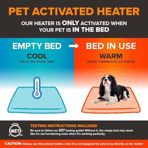K&H Heating Pad, Lectro-Soft Outdoor Pet Bed, Safety Listed, 36x25in 60W - Image 4