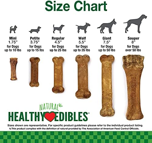 Nylabone Healthy Edibles Puppy Dog Treats, Lamb & Apple Flavor, 4 Count - Image 6