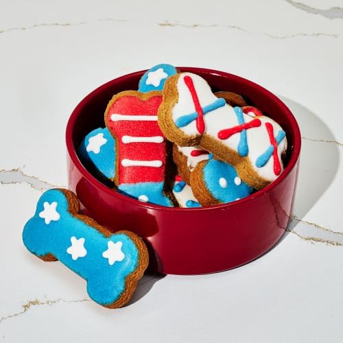 Americana Dog Cookie Gift Set, 250th Birthday, Labor Day, Set of 8 - Image 3