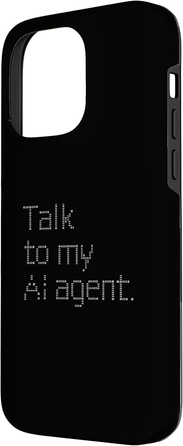 Talk to My AI Agent - Minimalist Tech Design Case for iPhone 14 Pro Max - Image 2