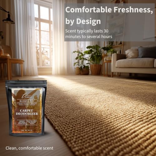 Lapew Blissful Day Carpet Deodorizer Powder - Pet Safe Freshener for Vacuuming | Scented Odor Eliminator for Home | 36 oz - Image 5