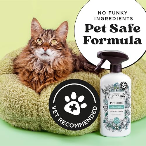 Pet-Pourri Air+Fabric Pet Odor Deodorizer Spray, Pawsitively Fresh 16 Fl Oz - Image 5