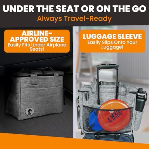 Dog Travel Bag for Supplies - Airline Approved Pet Backpack Organizer - Image 4