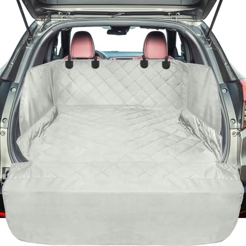 F-color SUV Cargo Liner for Dogs - Trunk Cover with Bumper Flap Protector by F-color