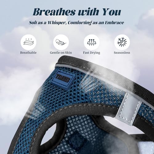 No Pull Dog Puppy Harness and Leash Set Reflective Mesh Vest Medium - Image 3