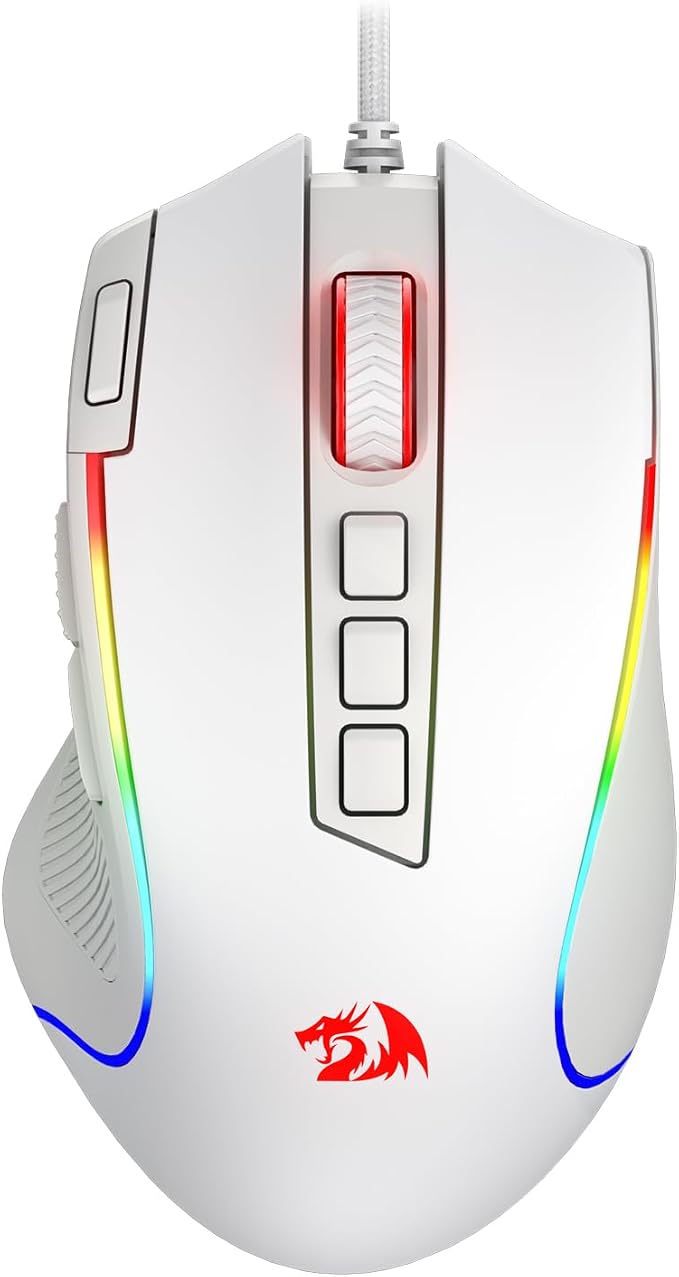 Redragon M612 Wired RGB Optical Gaming Mouse 8000 DPI Remapping Keys | Cable-Free 0 Delay, Redefine Keybinding Macro, Vibing Backlight, Ergonomic Grip Body Comfort - Image 8