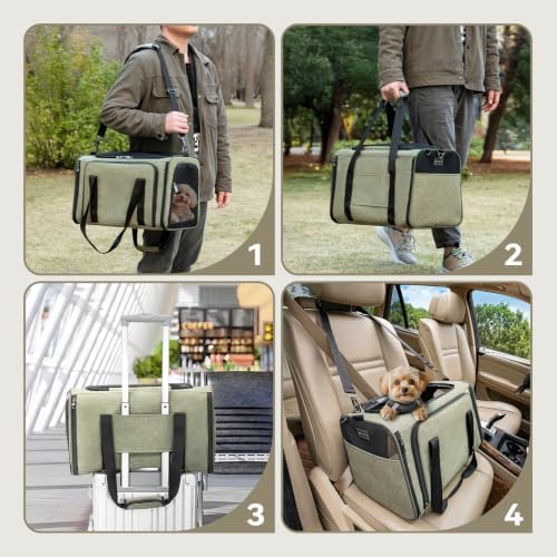 Petsfit Medium Expandable Cat Carrier for Air Travel, Up to 13 lb - Image 5