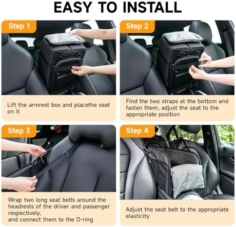 Collapsible car Travel seat, Suitable for Small Dogs up to 11 lbs - Image 6
