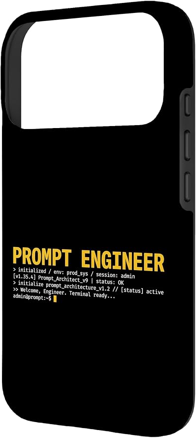 Prompt Engineer Terminal Screen AI Developer Software Coder Case for iPhone 17 Pro - Image 2