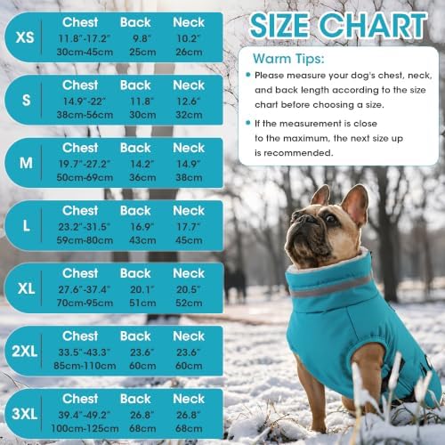 Dogcheer Dog Jackets for Medium Dogs, Dog Coat with Built-in Harness - Image 2