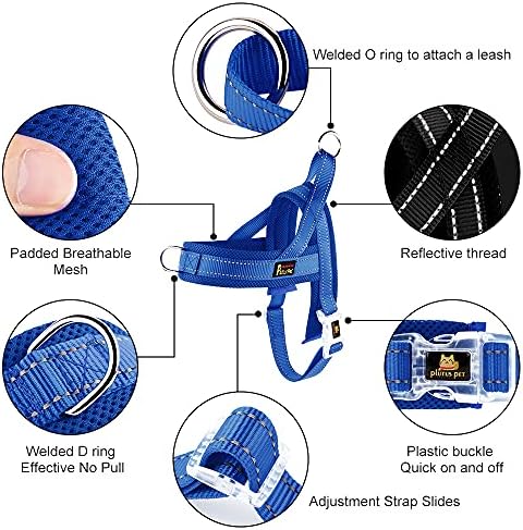 Plutus Pet No Pull Dog Harness with Front Clip, Breathable Mesh Padded - Image 2