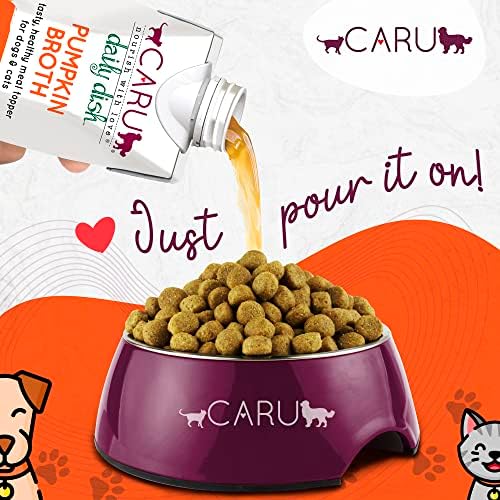 Caru - Daily Dish Pumpkin Broth Meal Topper for Dogs & Cats - Savory Pour-Over Broth - 1.1 lbs. (Pack of 2) - Image 3