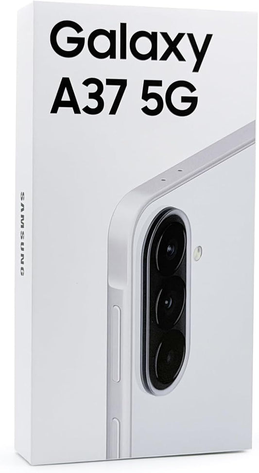 Samsung Galaxy A37 5G Ai (US & Global) (Not for Xfinity) (128GB + 6GB) Version Latina NFC Unlocked SM-A376B/DS 6.7" 120Hz 50MP Triple (Awesome White SM-A376BZWJGTO) by Unknown