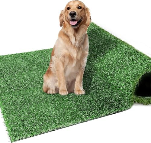 59.5 x 39.5 in Dog Grass Pad, Extra Large Artificial Grass Turf Mat, Fake Grass for Large Dog Potty Training Indoor Outdoor Balcony Patio Lawn Decoration by SSRIVER