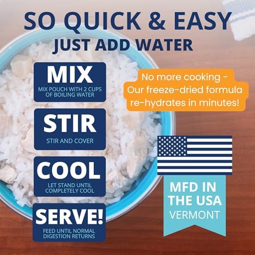 Under the Weather Bland Diet for Dogs | Easy to Digest for Sick Dogs |Always Be Ready | Contains Electrolytes - All Natural Freeze Dried 100% Human Grade Meats | 2 Pack - Rice, Chicken & Pumpkin - 6oz - Image 4