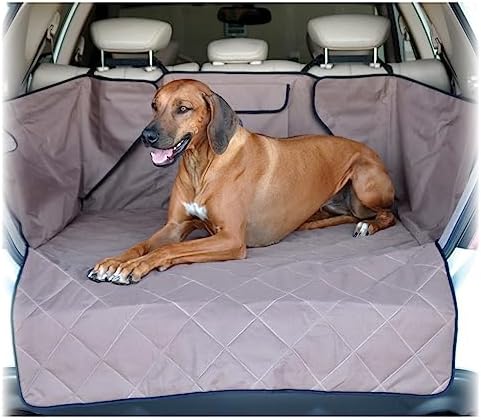 K&H Pet Products Quilted Cargo Cover Tan Standard/Mid-Size Vehicle 54 Inches by KHPetProducts