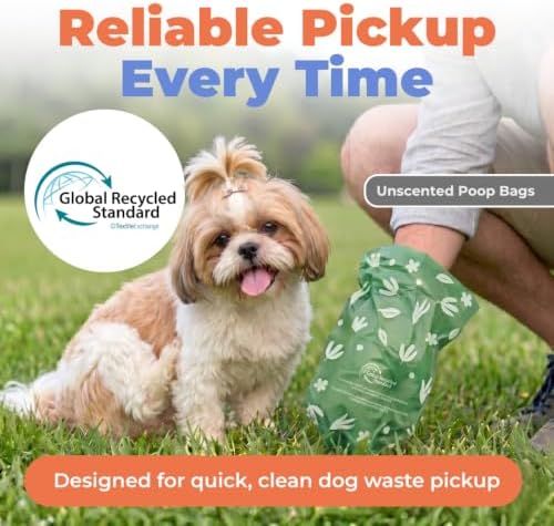 Best Pet Supplies GRS Poop Bags for Dogs - 150 Count, Green, Unscented - Image 2