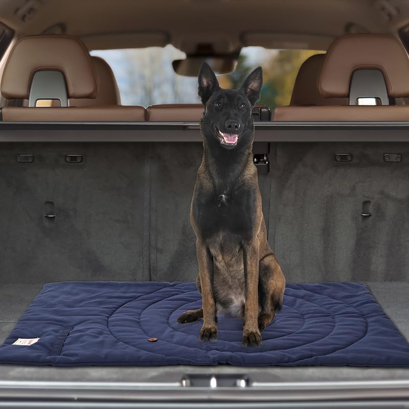 Lightly Padded Roll-Up Travel Dog Mat Settle & Place Training - Image 3
