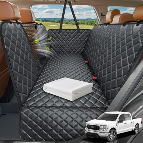URPOWER XL Dog Seat Cover for Full-Size Truck Back Seat, Waterproof Hammock by URPOWER