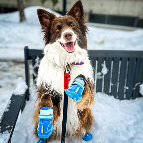 QUMY Dog Shoes for Hot Pavement, Dog Snow Boots & Paw Protectors for Winter - Image 6