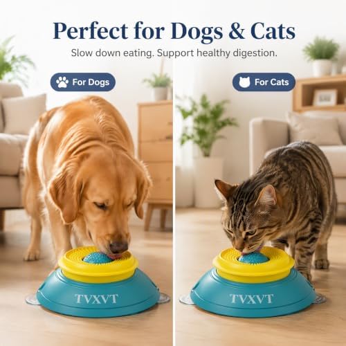 Rolling Lick Feeder Ball Bowl with Suction Cups Anti Slip Slow Feeder Interactive Puzzle Enrichment Toy for Dogs Cats Suitable for Wet Food Yogurt Bone Broth Nutrient Liquid (Green) - Image 4