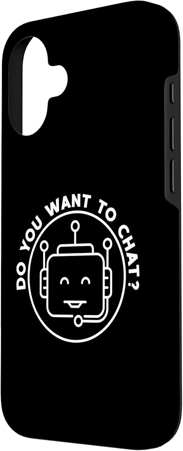 Chatbot - Do You Want to Chat? AI and ML Geek Case for iPhone 16 - Image 2