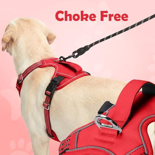 Funfox Dog Harness Medium Sized Dog, No Pull Pet Vest with Front Clip - Image 4