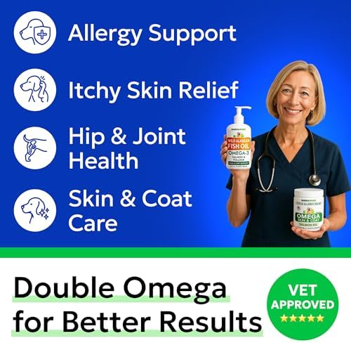 Omega 3 + Fish Oil for Dogs - Skin & Coat Support, Itch & Allergy Relief - Image 2