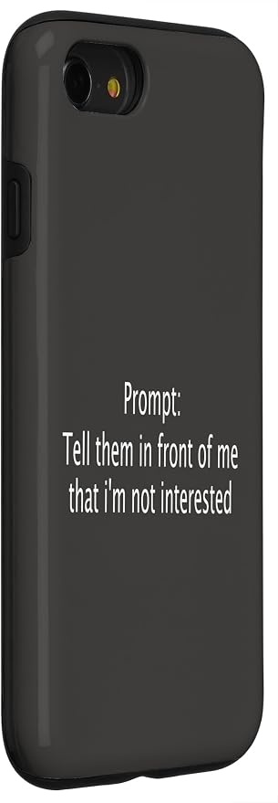 iPhone SE (2020) / 7 / 8 Funny Sarcastic Prompt Satirical AI Artificial Intelligence Case - Image 3
