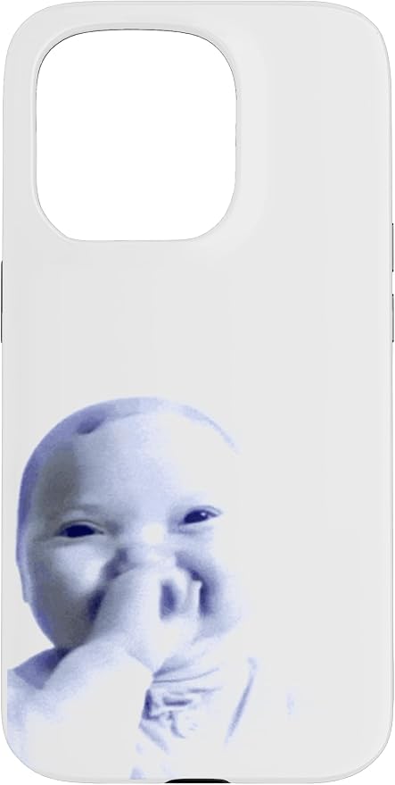 AI Baby Holding Laugh Meme Case for iPhone 15 Pro by Unknown