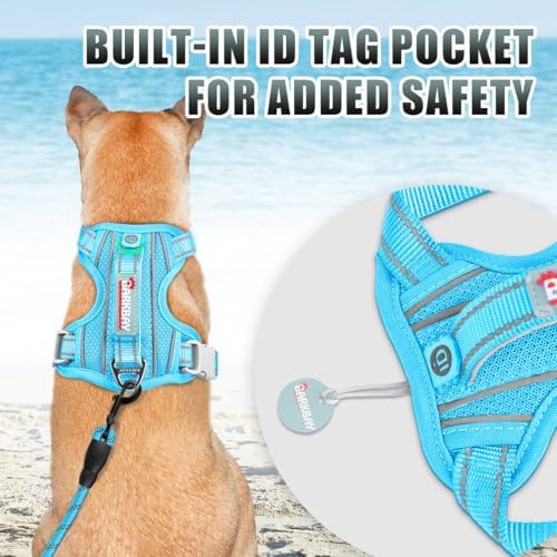 BARKBAY Dog Harness for Large Dogs No Pull Dog Vest ID Tag Pocket - Image 2