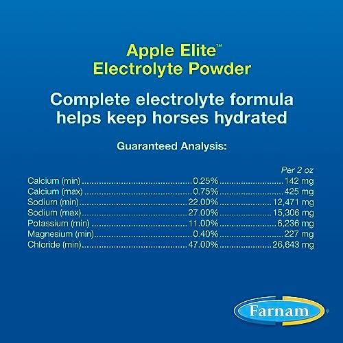 Farnam Apple Elite Horse Electrolyte Powder, Replaces Minerals Lost in Sweat During Exercise, Extreme Weather & Stressful Conditions, 5 lb., 40 Day Supply (Pack of 2) - Image 5