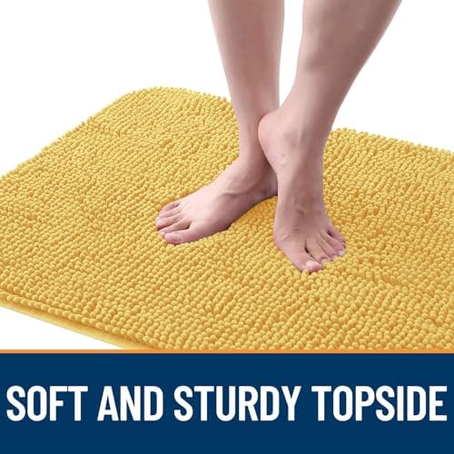 OLANLY Dog Door Mat for Muddy Paws 36x24, Super Absorbent Chenille Mud Mat - Image 4