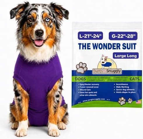 Surgi Snuggly Dog Surgery Recovery Suit, Cone Alternative, Spay/Neuter LL by Surgi%7ESnuggly